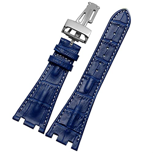 NZVCQVPU Crocodile Leather Folding Buckle 28mm Watchband For AP 15703 26470SO Royal Oak Offshore Men Crocodile Sports Watch Strap NZVCQVPU Crocodile Leather Folding Buckle 28mm Watchband For AP 15703 26470SO Royal Oak Offshore Men Crocodile Sports Watch Strap von NZVCQVPU