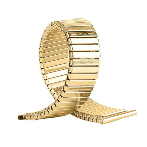 NZVCQVPU Edelstahl elastischer Stretchgurtmetall -Expansions -Uhren -Armband Armband Uhrzubehör von NZVCQVPU