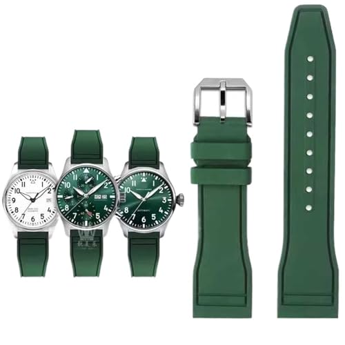 NZVCQVPU Fluoro Watch Gurt Release Pilot F1 Team wasserdichtes Sportarmband Watchband 20mm 21mm 22 mm von NZVCQVPU