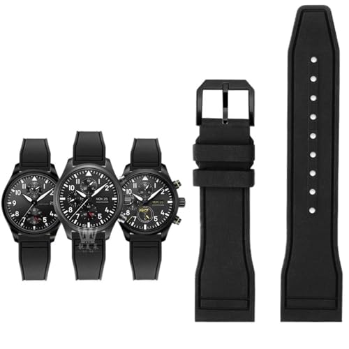 NZVCQVPU Fluoro Watch Gurt Release Pilot F1 Team wasserdichtes Sportarmband Watchband 20mm 21mm 22 mm von NZVCQVPU
