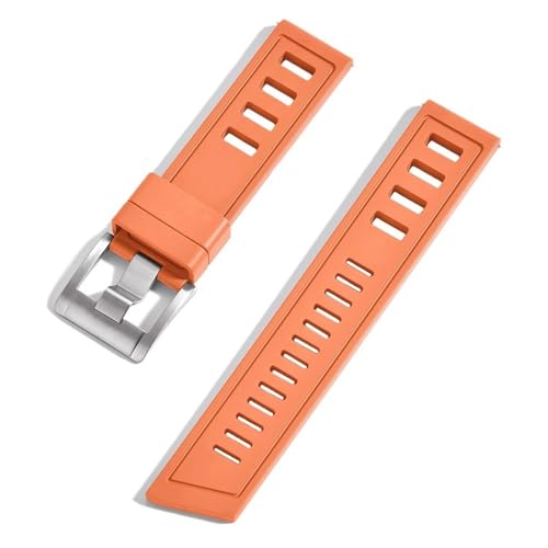 NZVCQVPU Fluororubber FKM 20mm 22mm Uhrengurt wasserdichtes Schnellfreisetzungswächter für jede Marke Tauchuhren von NZVCQVPU