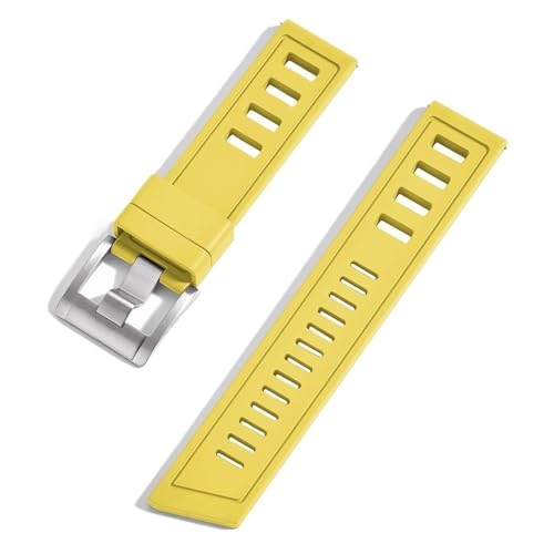 NZVCQVPU Fluororubber FKM 20mm 22mm Uhrengurt wasserdichtes Schnellfreisetzungswächter für jede Marke Tauchuhren von NZVCQVPU