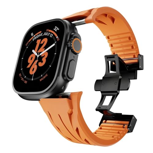 NZVCQVPU Fluororubberband für Ultra 2 49mm S10 46 mm 45 mm 44 mm 42 mm Gurt für iWatch Serie 6 5 4 Se 9 8 7 Ultra -Schnitt bis Größe Fluororubber Armband Uhrenbandbänder NZVCQVPU Fluororubberband für Ultra 2 49mm S10 46 mm 45 mm 44 mm 42 mm Gurt für iWatch Serie 6 5 4 Se 9 8 7 Ultra -Schnitt bis Größe Fluororubber Armband Uhrenbandbänder von NZVCQVPU
