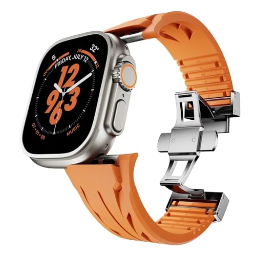 NZVCQVPU Fluororubberband für Ultra 2 49mm S10 46 mm 45 mm 44 mm 42 mm Gurt für iWatch Serie 6 5 4 Se 9 8 7 Ultra -Schnitt bis Größe Fluororubber Armband Uhrenbandbänder NZVCQVPU Fluororubberband für Ultra 2 49mm S10 46 mm 45 mm 44 mm 42 mm Gurt für iWatch Serie 6 5 4 Se 9 8 7 Ultra -Schnitt bis Größe Fluororubber Armband Uhrenbandbänder von NZVCQVPU