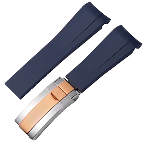 NZVCQVPU For Rubber Watch strap male ditongna Green Water Ghost diver green silicone 20mm 21mm watch band von NZVCQVPU