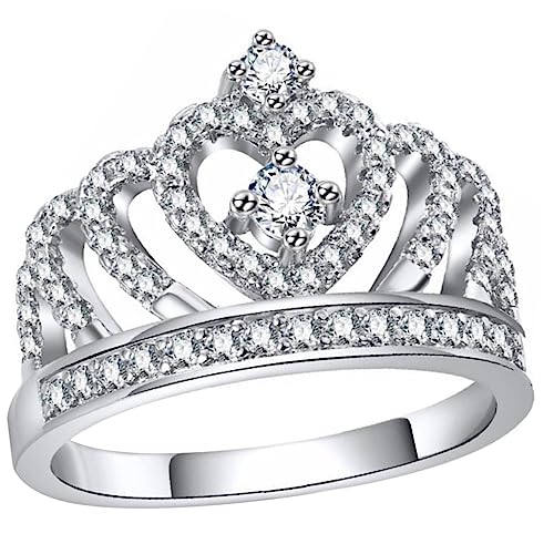 NZVCQVPU Frauen stapelbare Krone Alltag und besondere Anlässe von NZVCQVPU