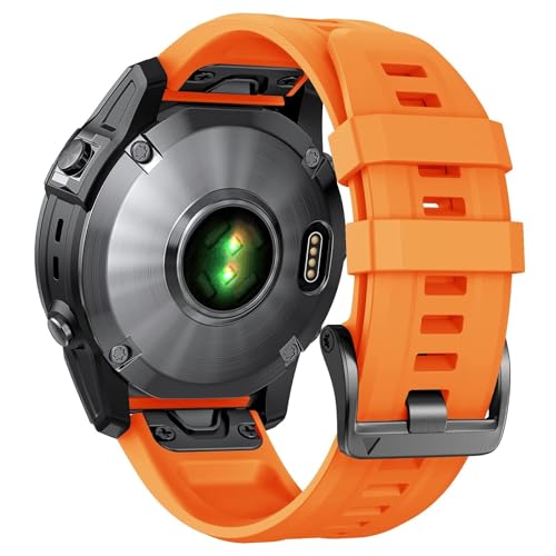 NZVCQVPU Für Fenix ​​8x Band 26mm Fenix ​​6X Fenix ​​5x Quickfit Watch Band Fenix ​​5x plus Silikon -Armband Fenix ​​7x Pro Fenix ​​3 SmartWatch Band (Blue White) von NZVCQVPU