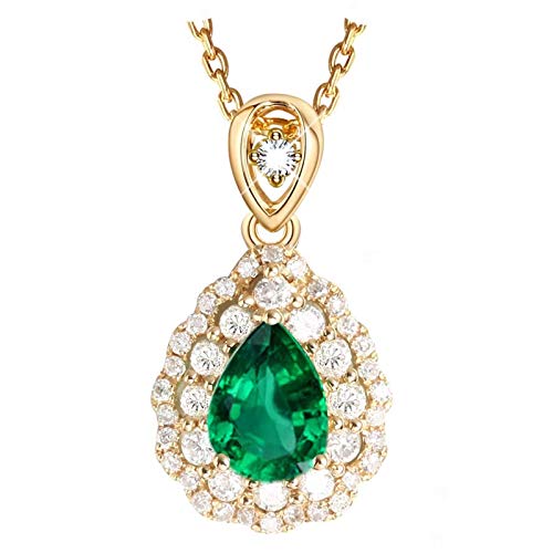 NZVCQVPU Halskette Teardrop Form Anhänger 1.1C von NZVCQVPU