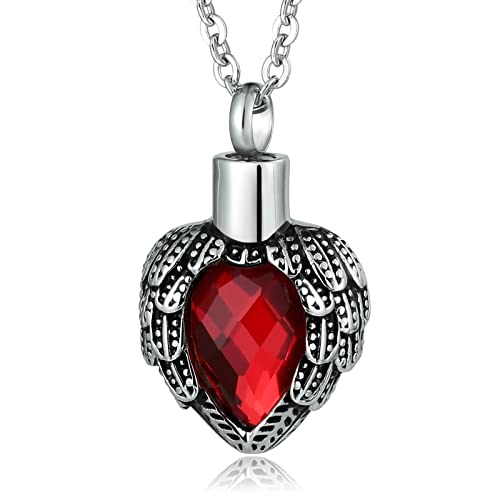 NZVCQVPU Heart, Custom Steel Memorial Locket for Men Women with Funnel Kit & Bag von NZVCQVPU