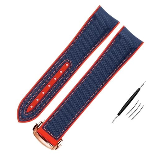 NZVCQVPU Hochdichte Nylon Gummi -Uhrband für Omega X Joint Moon Konstellation wasserdichtes 20 -mm -Uhrengurt gebogene Endband NZVCQVPU Hochdichte Nylon Gummi -Uhrband für Omega X Joint Moon Konstellation wasserdichtes 20 -mm -Uhrengurt gebogene Endband von NZVCQVPU