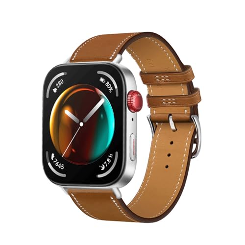 NZVCQVPU Italienisches Kuhläppchen -Lederband für Uhr Fit 3 Smart Watchband Ersatz Correa Armband Armband Accessor NZVCQVPU Italienisches Kuhläppchen -Lederband für Uhr Fit 3 Smart Watchband Ersatz Correa Armband Armband Accessor von NZVCQVPU