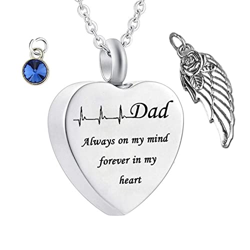 NZVCQVPU Jewelry Dad, Jewelry Men Steel Shape I Love You Forever Dad for Women with Funnel Kit & Bag von NZVCQVPU