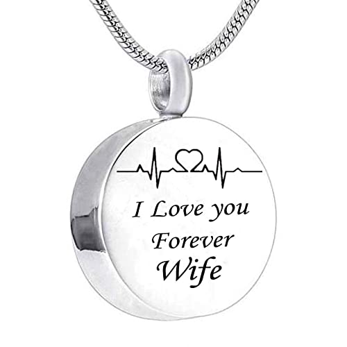 NZVCQVPU Jewelry Steel, Small Jewelry Round I Love You Forever... for Men Women with Funnel Kit & Bag von NZVCQVPU