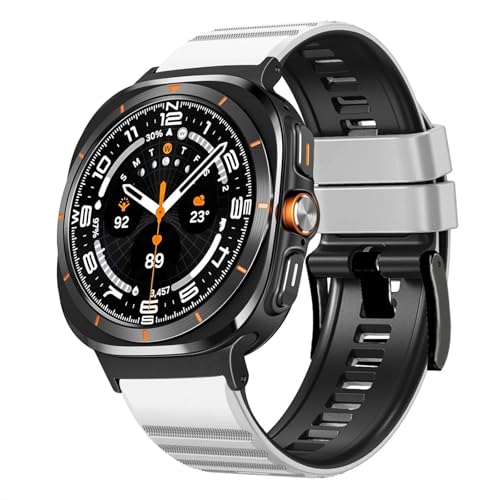 NZVCQVPU Keine Lücken Silikongurt für Galaxy Watch 7 Ultra 47 -mm -Schleifenbandarmband für Galaxy Watch Ultra Quick Armband NZVCQVPU Keine Lücken Silikongurt für Galaxy Watch 7 Ultra 47 -mm -Schleifenbandarmband für Galaxy Watch Ultra Quick Armband von NZVCQVPU