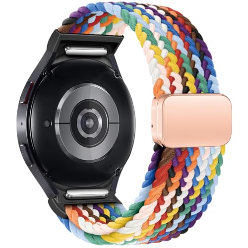 NZVCQVPU Keine Lücken geflochtene Band für Galaxy Watch 7 6 5 4 44mm 40 mm/5 Pro -Armband für Galaxy Watch6 Watch4 Classic 47 43 Riemen von NZVCQVPU