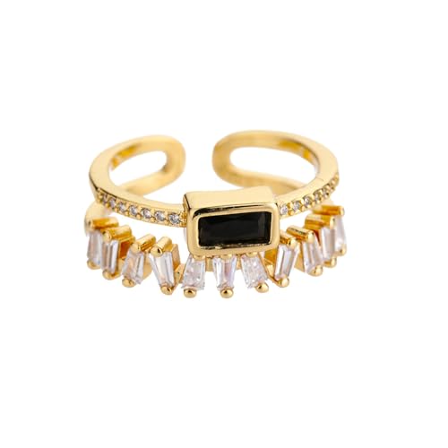 NZVCQVPU Layer Engagement Ehering Juwely Geschenk einzigartiger Ringe Schmuck Geschenk von NZVCQVPU