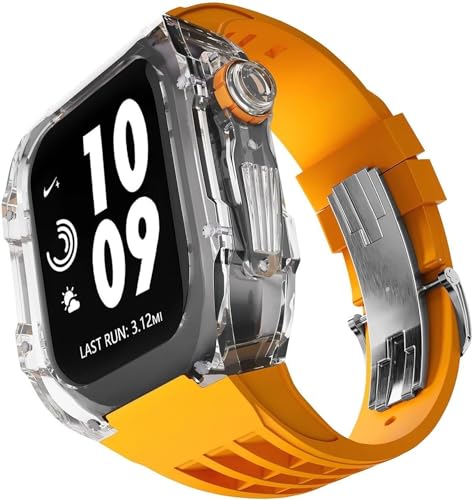 NZVCQVPU Luxury Watch Band Watch Case Transparent Modification Kit , für iWatch Ultra 8 7 6 5 4 Se 44mm 45 mm 49mm Gummi -Uhr -Gurt -Upgrade DIY mit Tool NZVCQVPU Luxury Watch Band Watch Case Transparent Modification Kit , für iWatch Ultra 8 7 6 5 4 Se 44mm 45 mm 49mm Gummi -Uhr -Gurt -Upgrade DIY mit Tool von NZVCQVPU