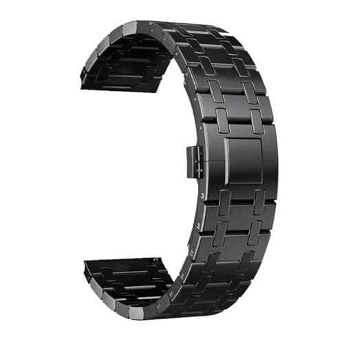 NZVCQVPU Luxusband aus Edelstahl für Galaxy Watch 5 Pro 40/44mm 42/46mm für GT 2/3 Pro Metal Gurt 20mm 22mm Uhrenbandbänder von NZVCQVPU