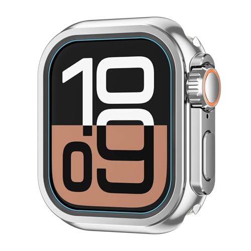 NZVCQVPU Metall Stoßstangenkoffer für 46 mm 45 mm 44 mm Protektorrahmenabdeckung für die IWATCH -Serie 10 9 8 7 6 5 Se wechseln in Ultra 2 49 mm von NZVCQVPU