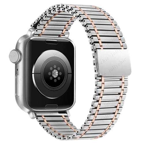 NZVCQVPU Metallgurt für Ultra -Band 49mm Serie 09.01.8/7 41 mm 45 mm Stahl Armband IWatch 6 SE 5 4 3 38 mm 42 mm 44 mm S10 46 mm 42 mm Uhrenbandbänder von NZVCQVPU