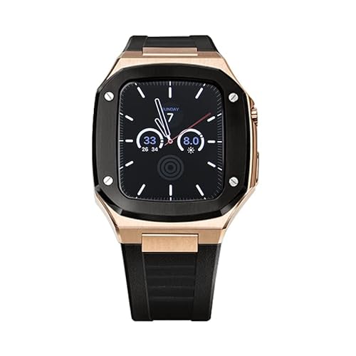 NZVCQVPU Modification Kit Metallgabel für 7 6 5 4 42mm 44 mm 45 mm Uhrengepäckrahmen Metallgurt Ersatz für iWatch Band 41mm von NZVCQVPU