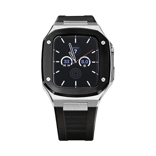 NZVCQVPU Modification Kit Metallgabel für 7 6 5 4 42mm 44 mm 45 mm Uhrengepäckrahmen Metallgurt Ersatz für iWatch Band 41mm von NZVCQVPU