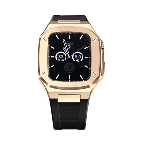 NZVCQVPU Modification Kit Metallgabel für 7 6 5 4 42mm 44 mm 45 mm Uhrengepäckrahmen Metallgurt Ersatz für iWatch Band 41mm von NZVCQVPU