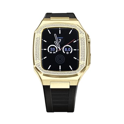 NZVCQVPU Modification Kit Metallgabel für 7 6 5 4 42mm 44 mm 45 mm Uhrengepäckrahmen Metallgurt Ersatz für iWatch Band 41mm von NZVCQVPU