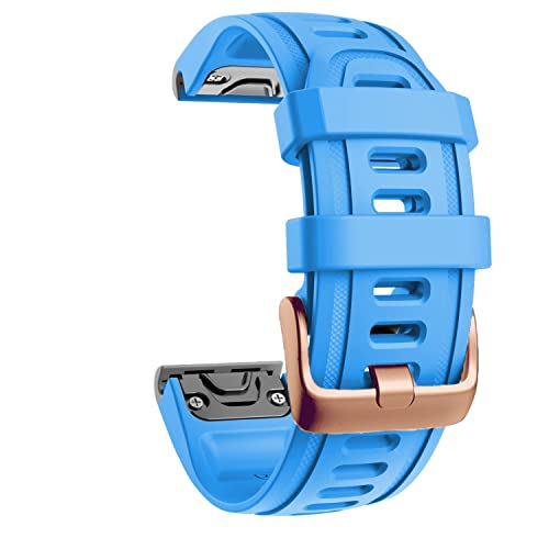 NZVCQVPU New Soft Silicagel Bracelet 20mm Wrist Strap for Fenix 5S 6S Smart watch band with Easy fit Quick Release Belt Wristband von NZVCQVPU