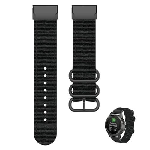 NZVCQVPU Nylon Braided Smart Watch Strap For Fenix 6X 6 Pro 5X 5 Plus 3HR Fenix 7 7X Bracelet Quick Release Wristband Accessory von NZVCQVPU