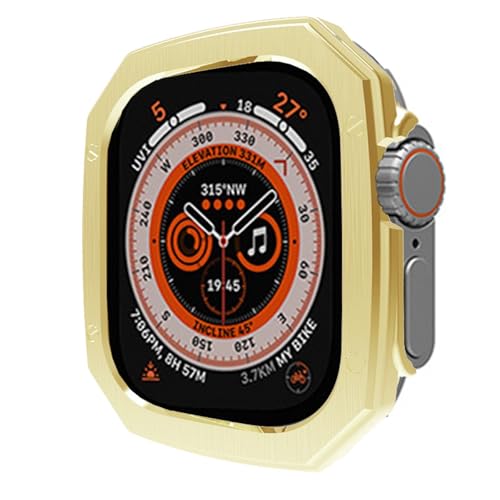 NZVCQVPU PC -Plattierung Glossy Hülle für Ultra 49mm 8 7 41 mm 45 mm Stoßfänger für die IWatch -Serie 6 SE 5 4 40 44 mm Bazel Schutzabdeckung von NZVCQVPU