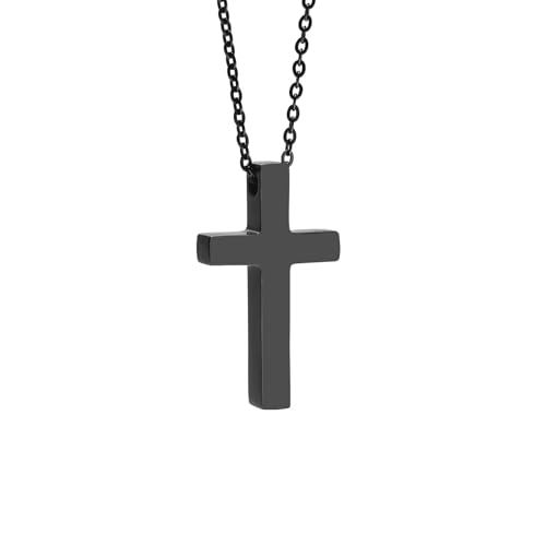 NZVCQVPU Pendellennahme Kette für Frauen Edelstahl, Rapper Halskette für Männer Modekreuz Anhänger von NZVCQVPU