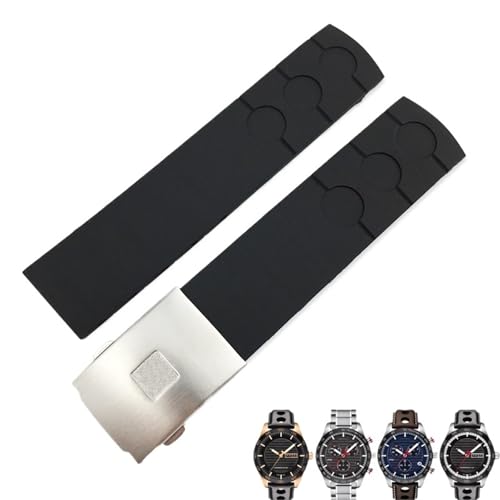 NZVCQVPU Rubber Watchband 20 mm geeignet für PRS516 T100417 Sportdosiger weicher Uhrenriemen kostenlose Werkzeuge Männer Männer von NZVCQVPU