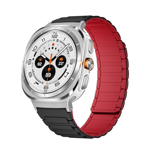 NZVCQVPU Silikongurt für Galaxy Watch 7 Ultra 47 -mm -Schleifenbandarmband für Galaxy Watch Ultra 47mm Keine Lücken Schnelles Armband NZVCQVPU Silikongurt für Galaxy Watch 7 Ultra 47 -mm -Schleifenbandarmband für Galaxy Watch Ultra 47mm Keine Lücken Schnelles Armband von NZVCQVPU