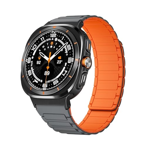NZVCQVPU Silikongurt für Galaxy Watch 7 Ultra 47 -mm -Schleifenbandarmband für Galaxy Watch Ultra 47mm Keine Lücken Schnelles Armband NZVCQVPU Silikongurt für Galaxy Watch 7 Ultra 47 -mm -Schleifenbandarmband für Galaxy Watch Ultra 47mm Keine Lücken Schnelles Armband von NZVCQVPU
