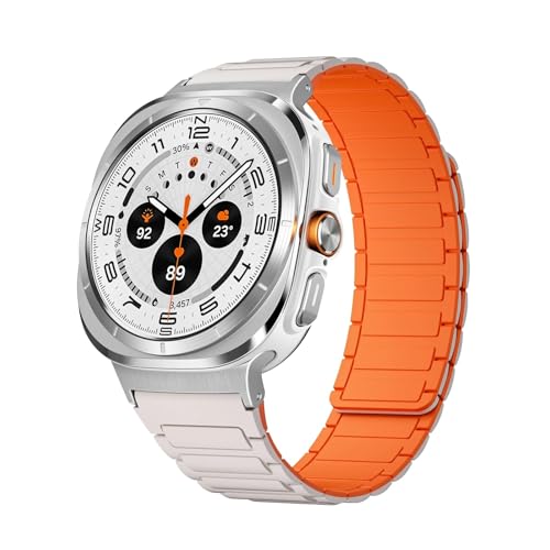 NZVCQVPU Silikongurt für Galaxy Watch 7 Ultra 47 -mm -Schleifenbandarmband für Galaxy Watch Ultra 47mm Keine Lücken Schnelles Armband NZVCQVPU Silikongurt für Galaxy Watch 7 Ultra 47 -mm -Schleifenbandarmband für Galaxy Watch Ultra 47mm Keine Lücken Schnelles Armband von NZVCQVPU