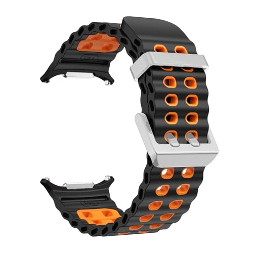 NZVCQVPU Silikongurt für Uhr Ultra 47mm Armband No Lücken Sport zweifarbige Band für Galaxy 7 Ultra Watchband-Gurte NZVCQVPU Silikongurt für Uhr Ultra 47mm Armband No Lücken Sport zweifarbige Band für Galaxy 7 Ultra Watchband-Gurte von NZVCQVPU