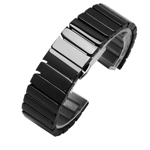 NZVCQVPU Stahl Keramik Uhren Band Uhrenriemen Frauen Männer Mode Release Armband von NZVCQVPU