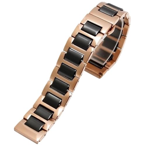 NZVCQVPU Stahl Keramik Uhren Band Uhrenriemen Frauen Männer Mode Release Armband von NZVCQVPU