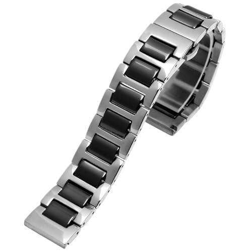 NZVCQVPU Stahl Keramik Uhren Band Uhrenriemen Frauen Männer Mode Release Armband von NZVCQVPU