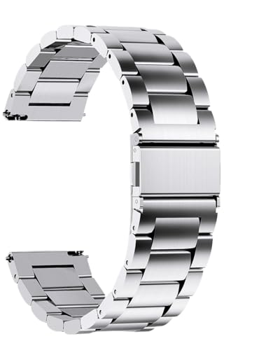 NZVCQVPU Stahlgurt Metall Ersatzgurt in Smart Watch Armband 20mm22mm24mm von NZVCQVPU