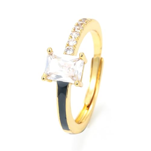 NZVCQVPU Stil süßer Ring klassischer Klassiker passender Zirkon Ring Schmuck Luxus Geburtstagsfeier Vorschlag Verlobungsgeschenk von NZVCQVPU