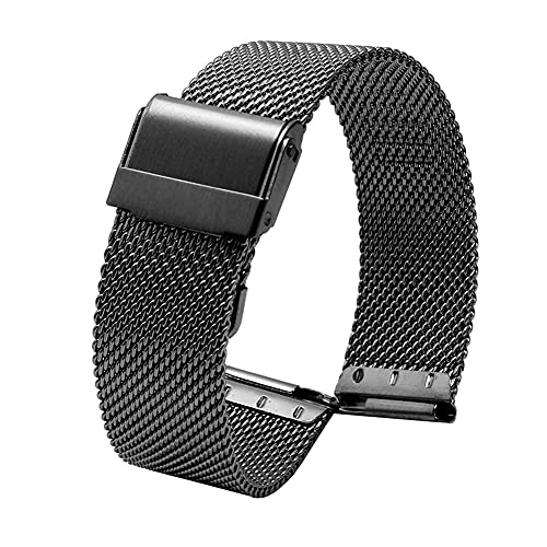 NZVCQVPU Stylish Watch Gurt Dünne Uhr Kette für Männer und Frauen Edelstahl Schnellfreisetzungen Verstellbarer Lenh Rose-13,0 mm (Farbe: Farbe, Größe: 22 mm) (Farbe 18mm) von NZVCQVPU