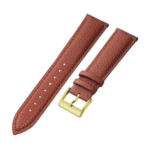 NZVCQVPU Uhr Band 16mm 18 mm 20 mm 22 mm 24mm Uhrengurt kompatibel mit Mann Women Army Watchband (Lightbrown-S, 18 mm) von NZVCQVPU