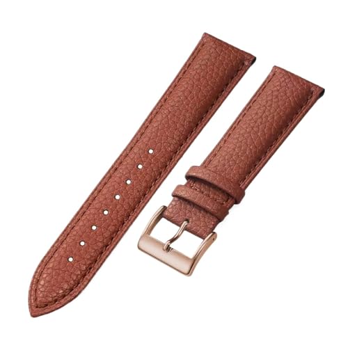 NZVCQVPU Uhr Band 16mm 18 mm 20 mm 22 mm 24mm Uhrengurt kompatibel mit Mann Women Army Watchband (Lightbrown-S, 18 mm) von NZVCQVPU