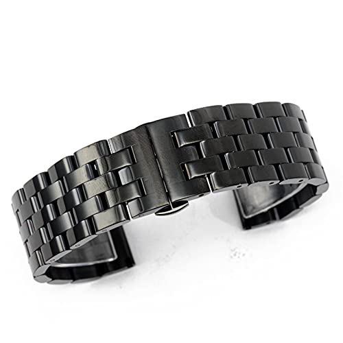 NZVCQVPU Uhrengurt 20 mm, 22 mm, 24 mm, 26 mm Schwarz/Edelstahl Schnellfreisetzungsmodelle Metall Ersatzgurt Herren- und Frauengeschäftsuhren NZVCQVPU Uhrengurt 20 mm, 22 mm, 24 mm, 26 mm Schwarz/Edelstahl Schnellfreisetzungsmodelle Metall Ersatzgurt Herren- und Frauengeschäftsuhren von NZVCQVPU