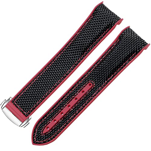 NZVCQVPU Watch Bracelet Omega 300 600 PLANET OCEAN Folding Buckle Nylon Strap Accessories Band von NZVCQVPU