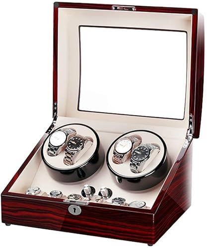 NZVCQVPU Watches Automatic Watch Winder Box Watch Winder Rectangle with Light Open The Lid and Stop Wear Protection Silent Movement 5 Programs Beautiful Scenery NZVCQVPU Watches Automatic Watch Winder Box Watch Winder Rectangle with Light Open The Lid and Stop Wear Protection Silent Movement 5 Programs Beautiful Scenery von NZVCQVPU