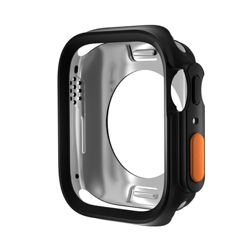 NZVCQVPU Wechseln Sie zu Ultra -Hülle für Fall 45 mm 44 mm 41 mm 40 mm TPU Soft Deckung für die IWatch -Serie 9 8 7 6 Se 5 4 Upgrade Ultra 2 1 49mm Uhr Hülle von NZVCQVPU