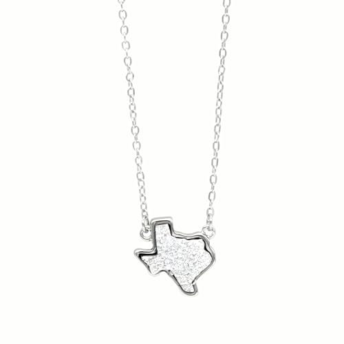 NZVCQVPU Western Cowgirl Western Cowgirl für Frauen, von Texas Geometric Stone - Druzy Harzschmuck, blau für Valentinstagsfeiertage von NZVCQVPU